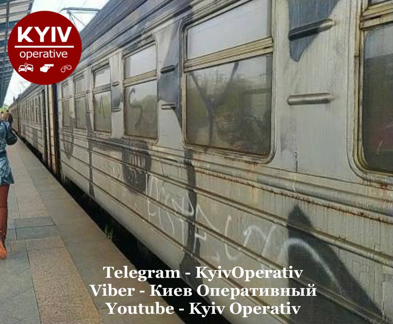 У мережі показали забійну електричку, що курсує Києвом: це хардкор