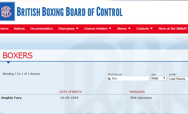 Фьюри лишили боксерской лицензии