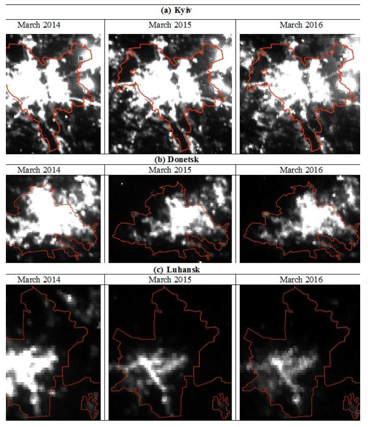 Появились спутниковые фото, на которых видно, как "угасают" "ДНР" и "ЛНР"