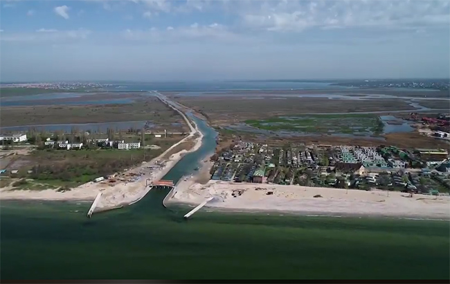 В Одесской области восстановили канал, который соединял Черное море и Тилигульский лиман (видео)