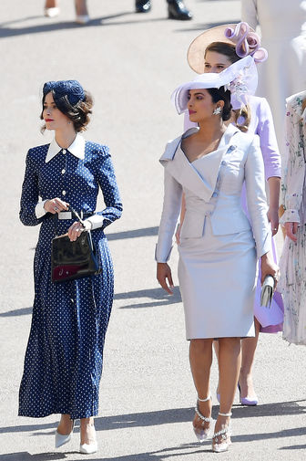 Свадьба принца Гарри и Меган Маркл: гости удивили вычурными нарядами (фото)