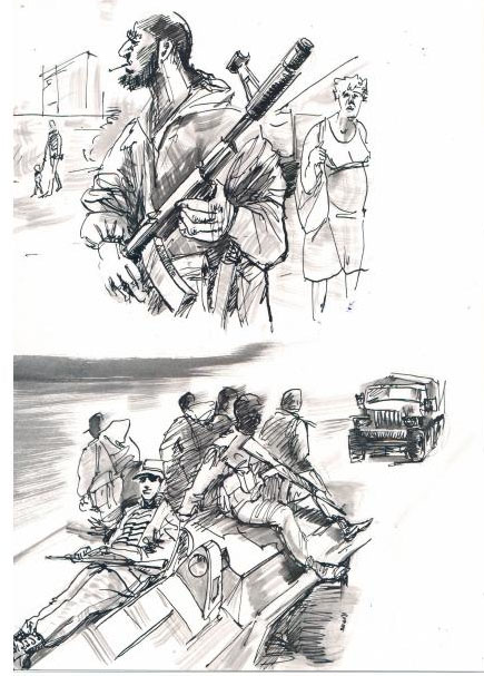 Украинский художник-партизан рассказал о жизни и борьбе в Донецке