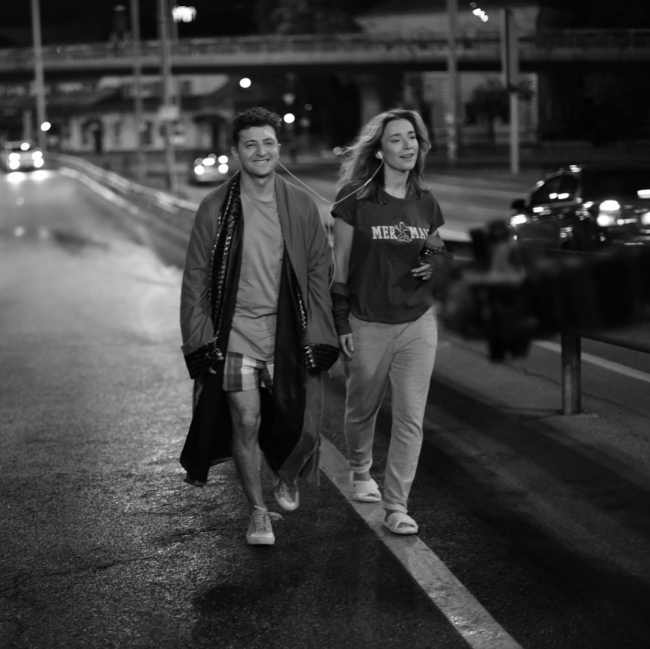 Зеленский во время съемок нового фильма