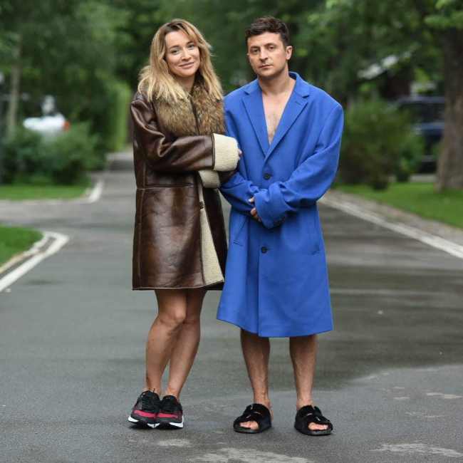 Зеленский и Настя Короткая