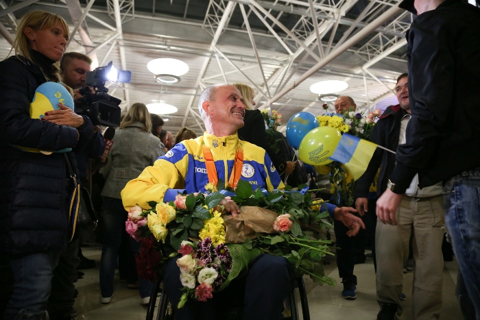 Зустріч паралімпійської збірної: фоторепортаж з "Борисполя"