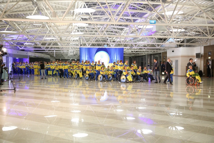 Зустріч паралімпійської збірної: фоторепортаж з "Борисполя"