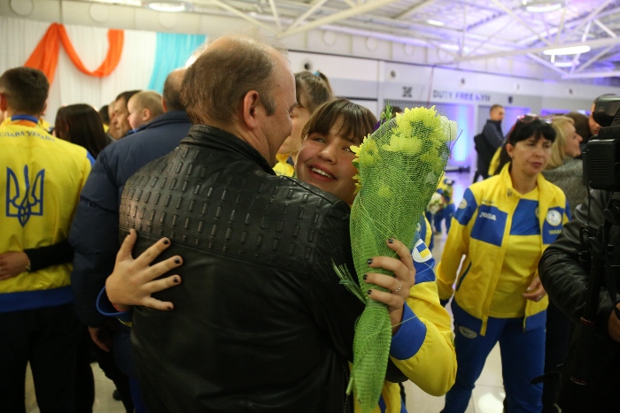 Зустріч паралімпійської збірної: фоторепортаж з "Борисполя"