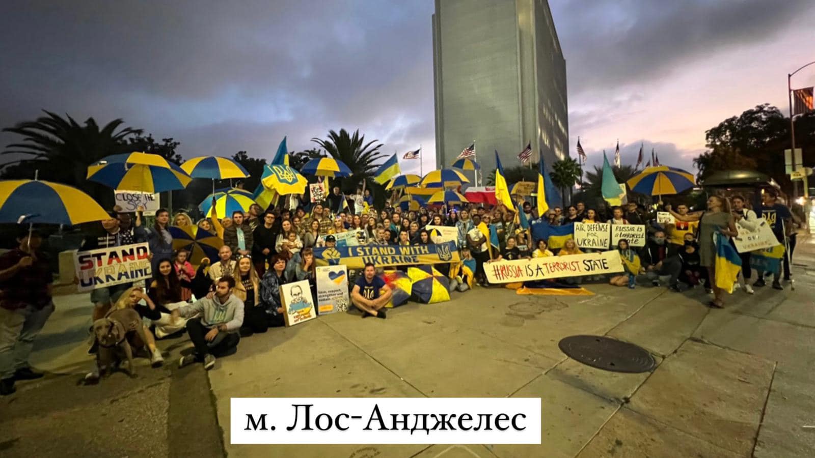 Ракетный террор РФ вывел на митинги в поддержку Украины тысячи людей в разных странах: фото и видео