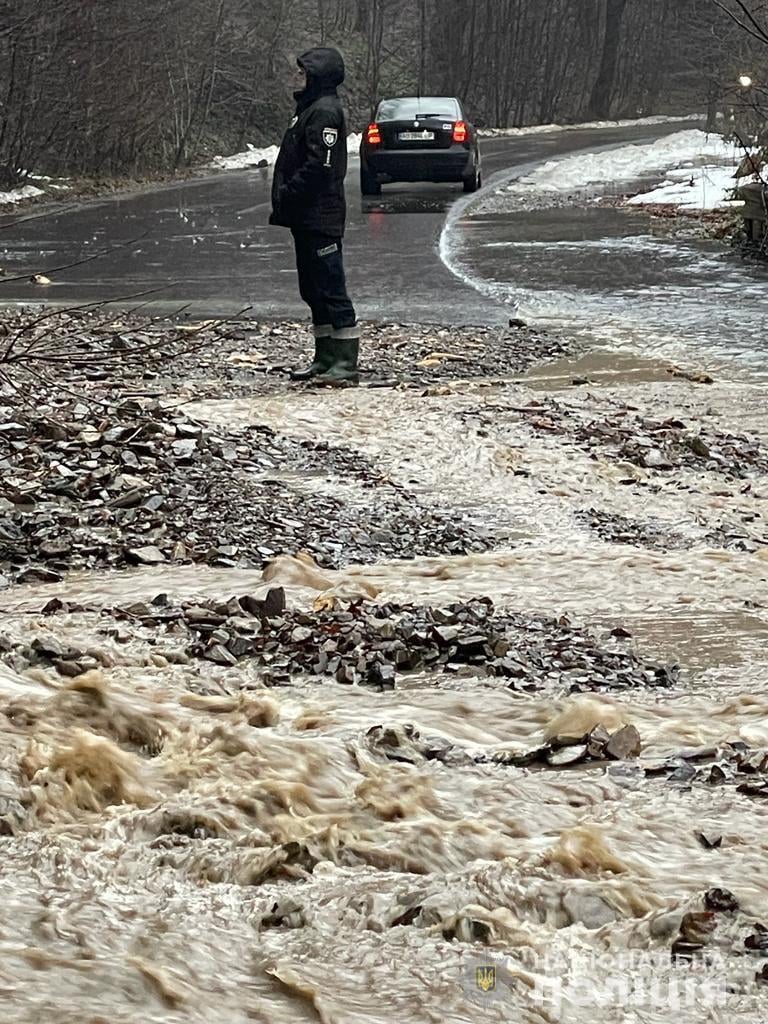 На Закарпатті затопило село, а річка Тиса підступає до Виноградова (відео, фото)