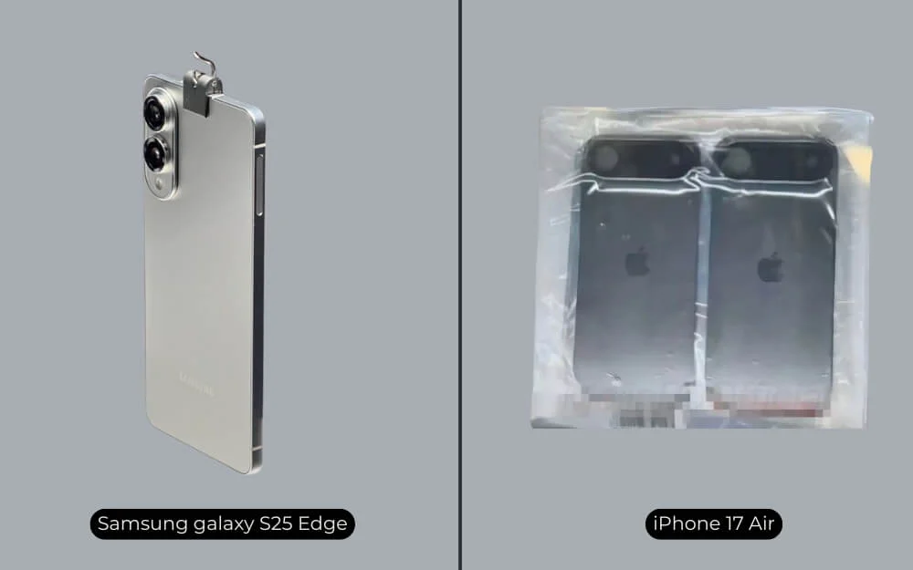 Samsung Galaxy S25 Edge и iPhone 17 Air: чего ожидать от будущих ультратонких смартфонов
