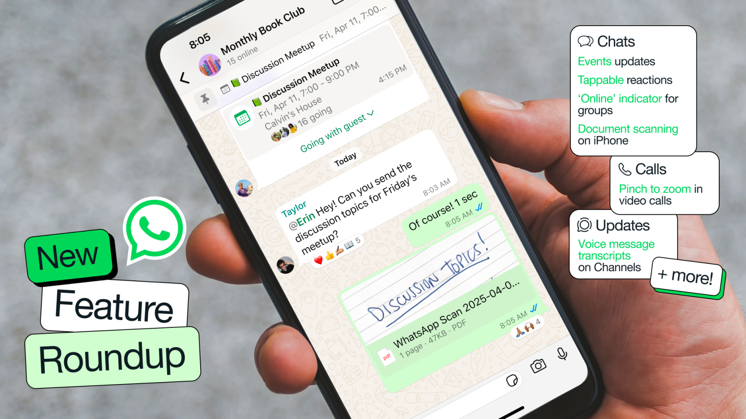 WhatsApp выпустил масштабное обновление: какие функции получили пользователи