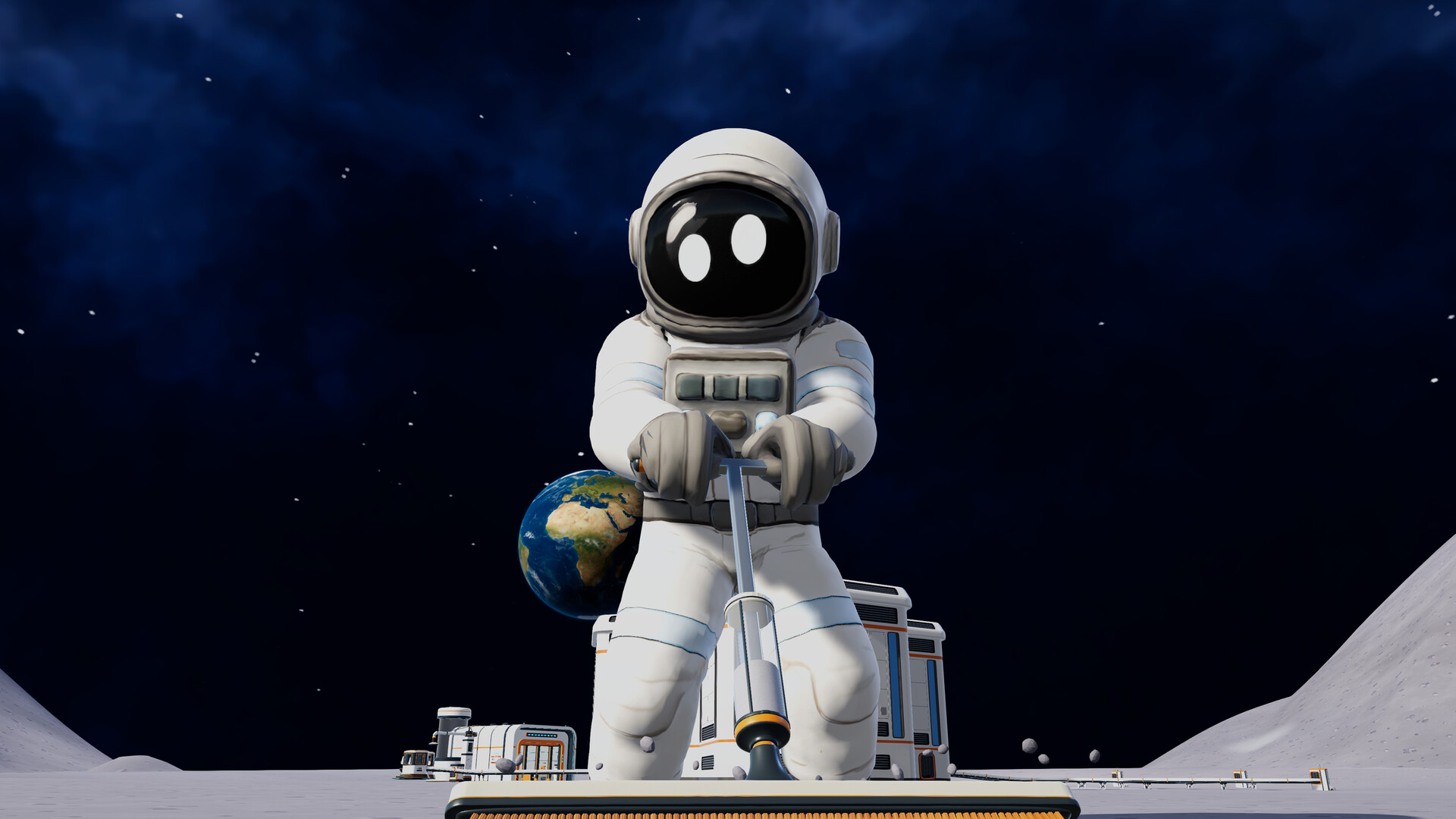 Прибирання місячної поверхні в Moon Sweepers
