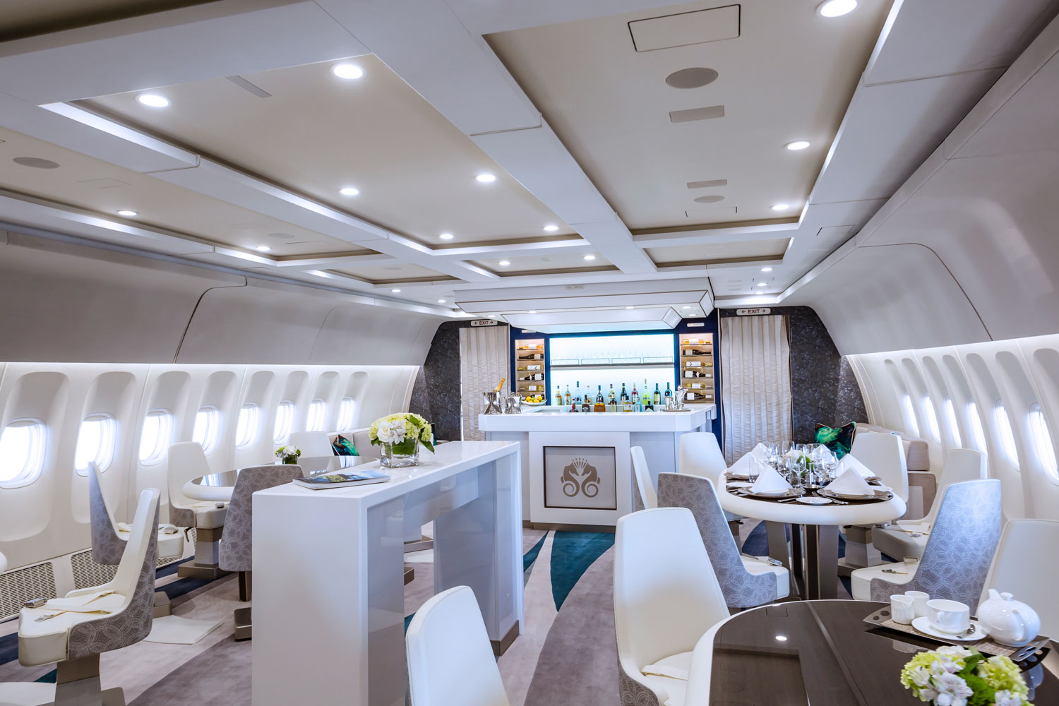 Як виглядає усередині найбільший двомоторний літак Boeing BBJ: просто королівські хороми