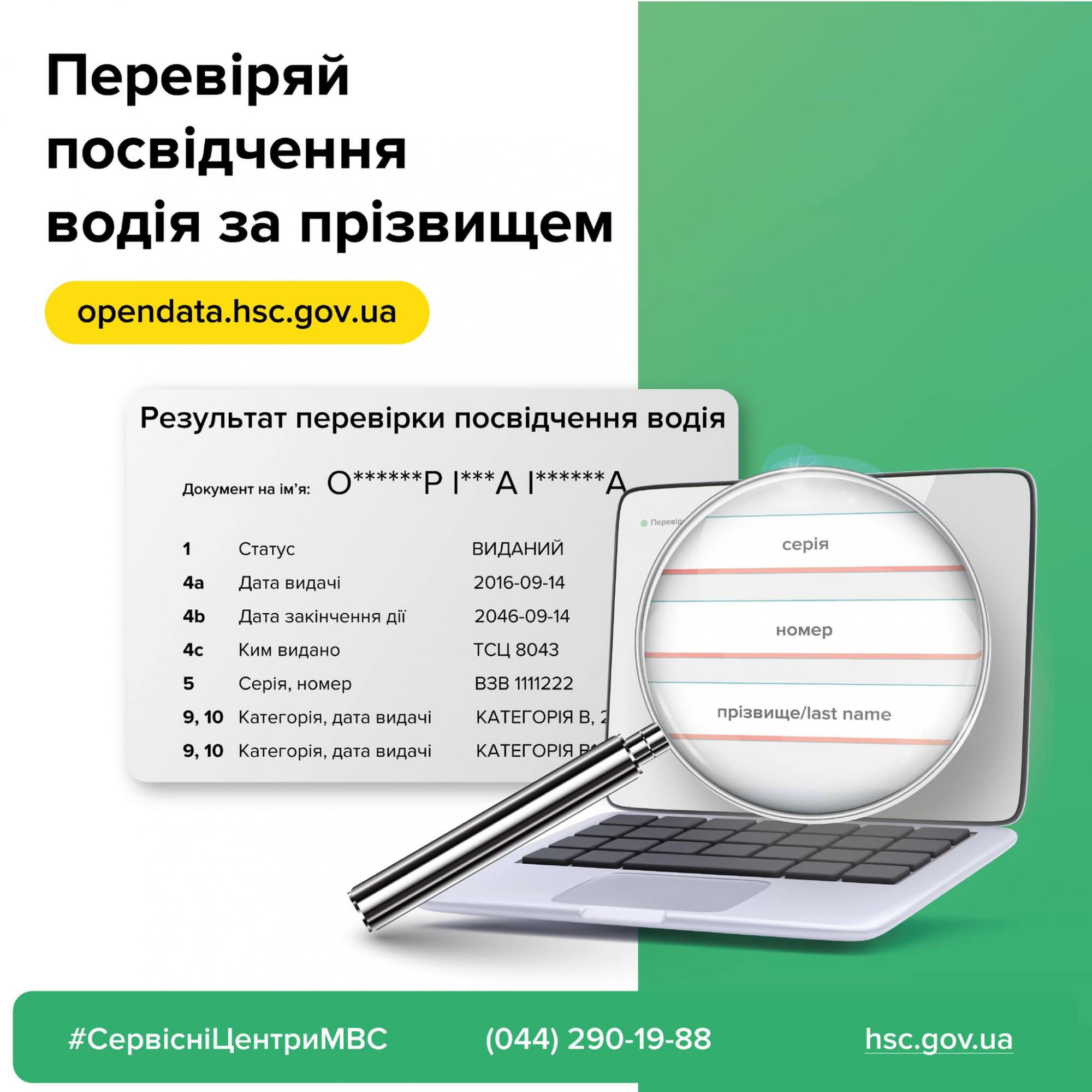 Українцям розповіли, як самостійно перевірити чинність посвідчення водія
