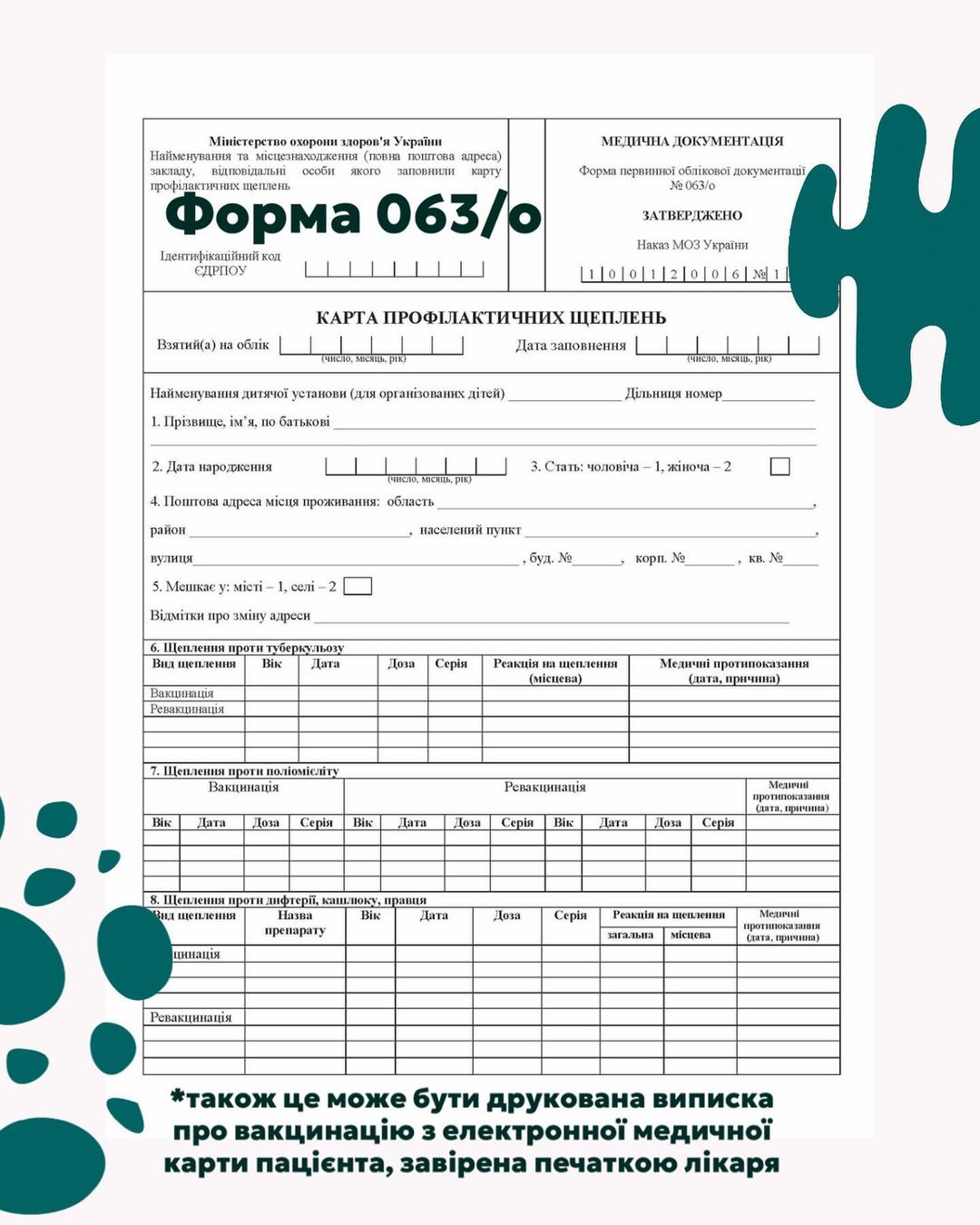 Ребенок впервые идет в садик? Вот какие анализы и справки нужно иметь