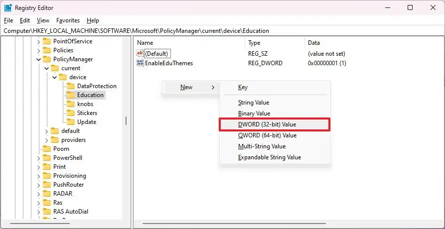Как включить скрытые темы в Windows 11