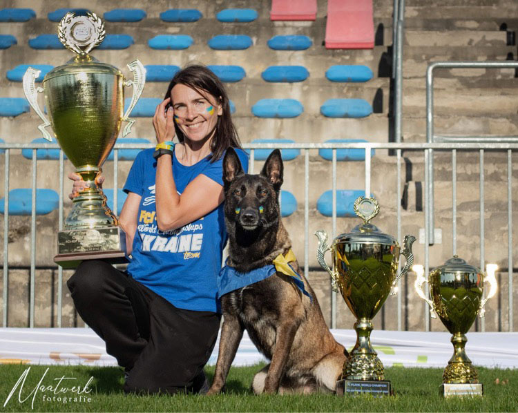 Службовий пес Нацгвардії виграв чемпіонат світу з дресирування: фото красуні
