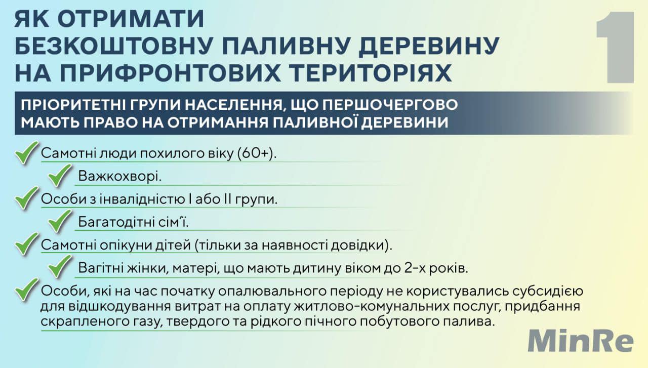 Всем бесплатно: как украинцы могут получить дрова для обогрева зимой