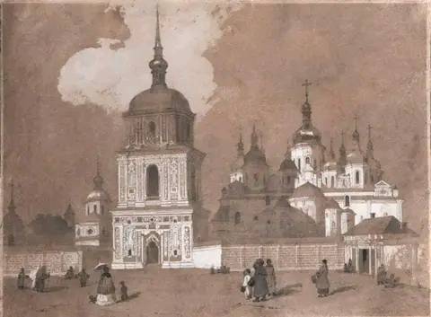 Киев глазами Шевченко: обнародовали рисунки поэта с панорамами столицы (фото)