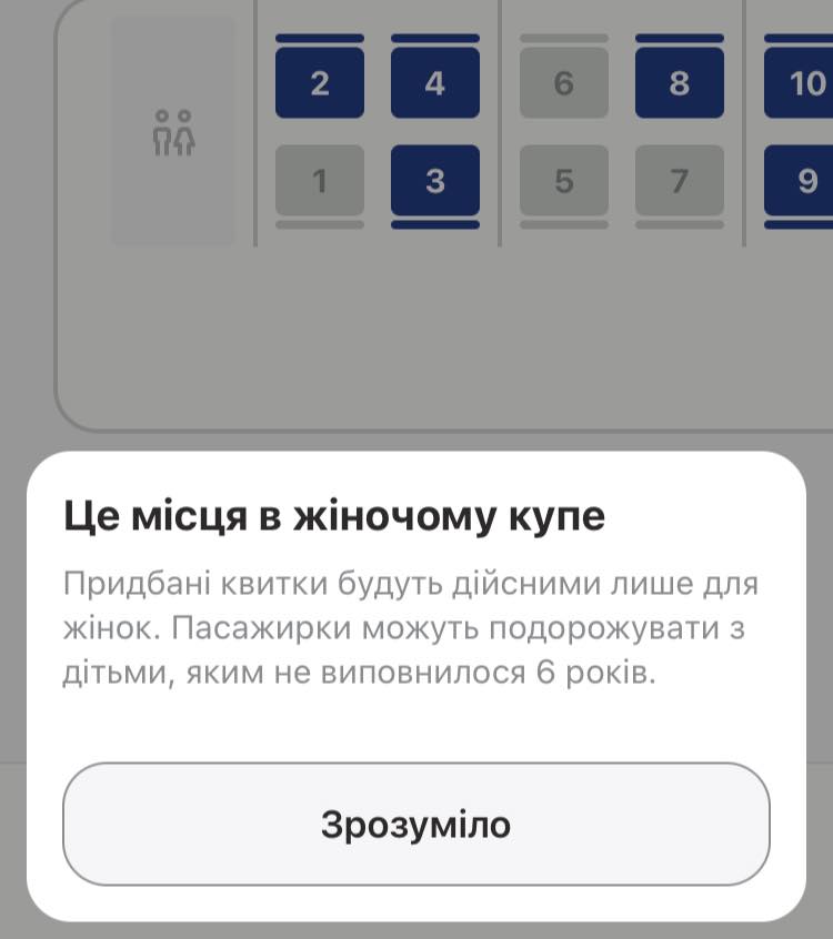 Перший пішов! Укрзалізниця вже запустила жіночі купе: що відомо