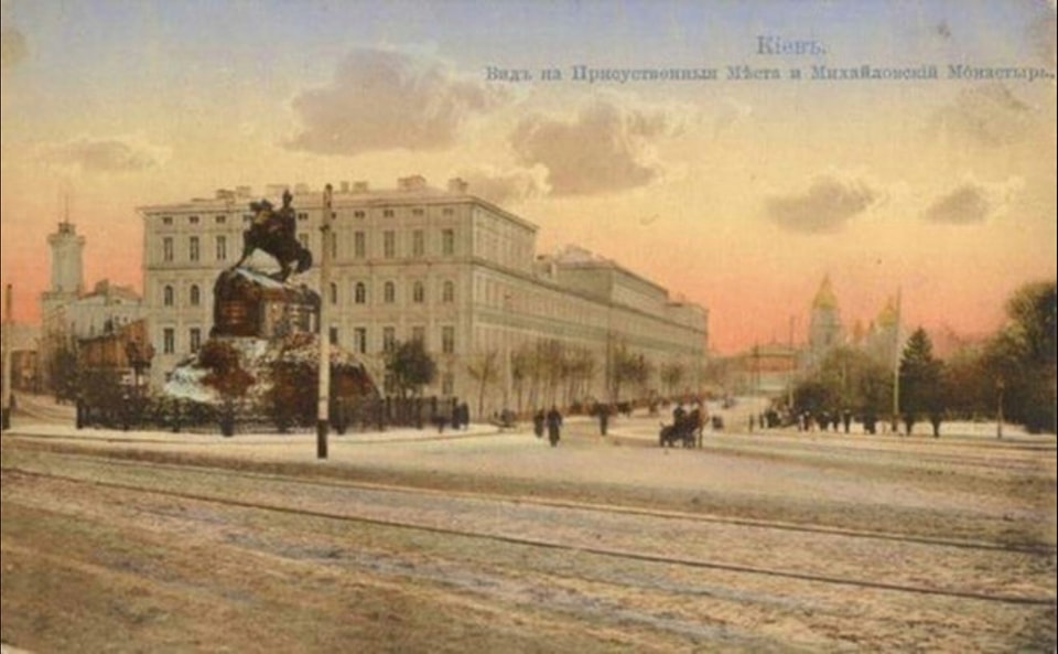 Смотрите, как выглядел зимний Киев на открытках 100-летней давности (фото)