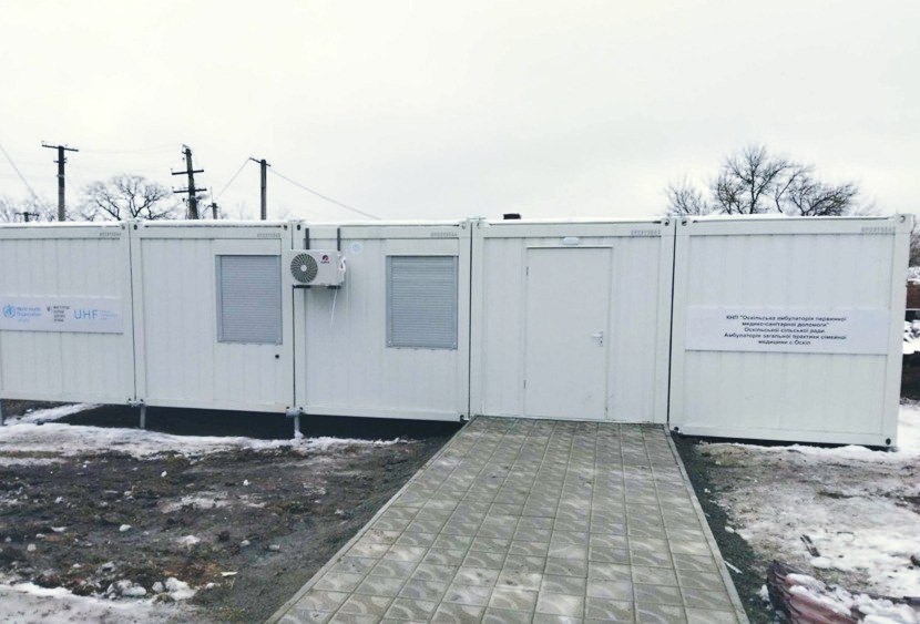 Під Харковом встановили міні-клініки: де знаходяться та для кого працюють