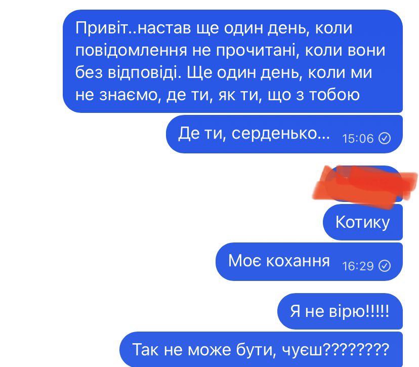 Вдовы украинских военных показывают последние переписки с любимыми: душераздирающие фото