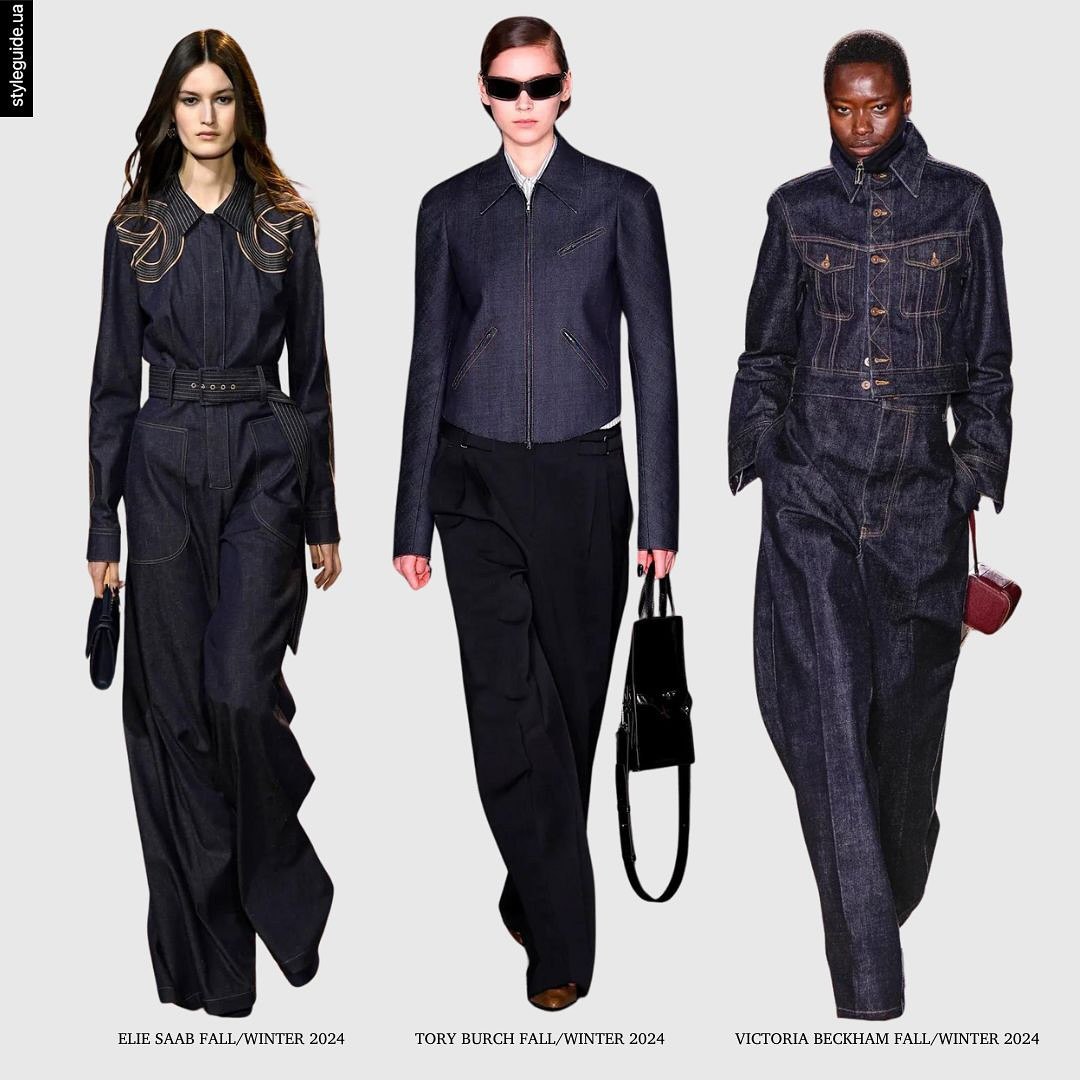 Raw denim: який вигляд має наймодніший відтінок джинсів на осінь-2024