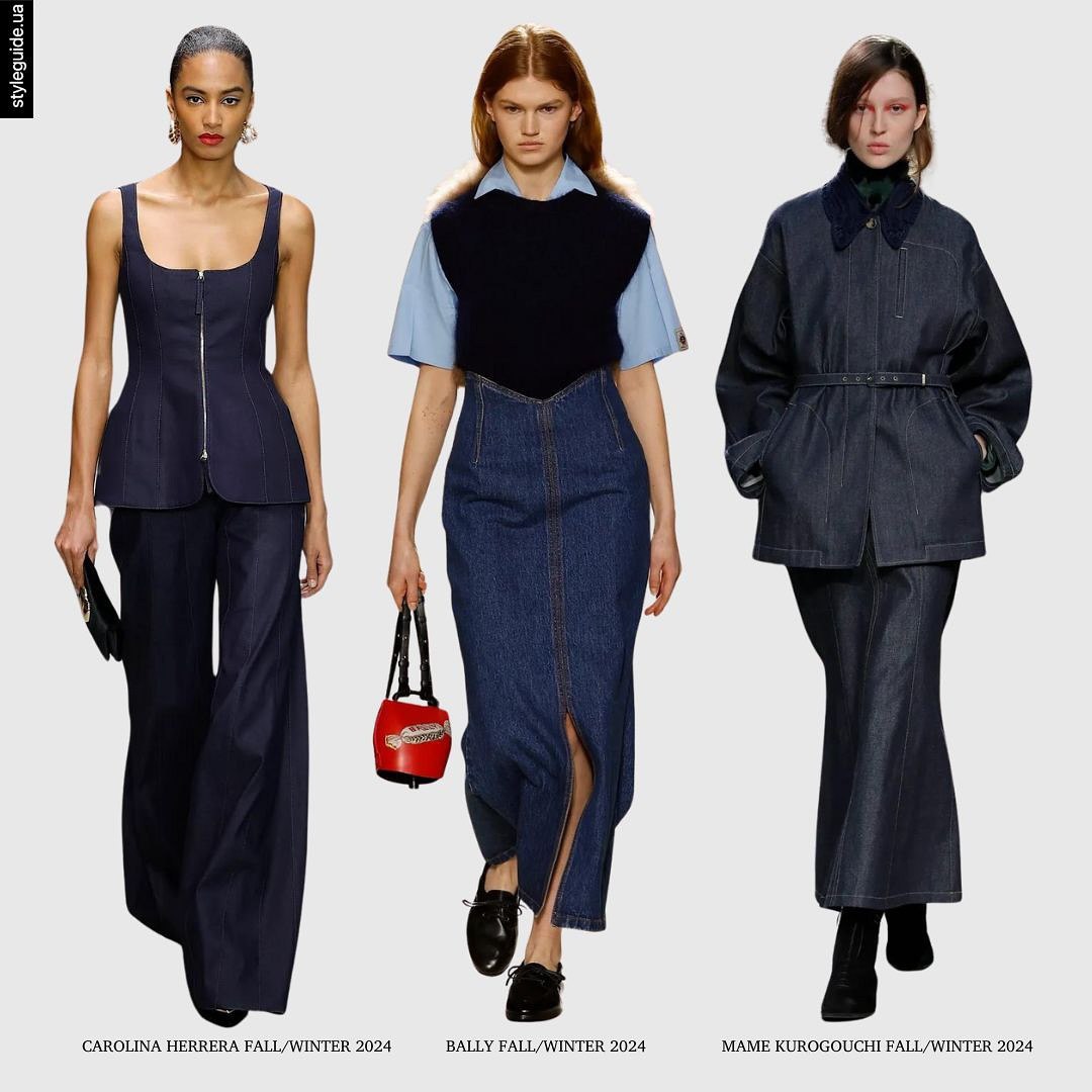 Raw denim: який вигляд має наймодніший відтінок джинсів на осінь-2024