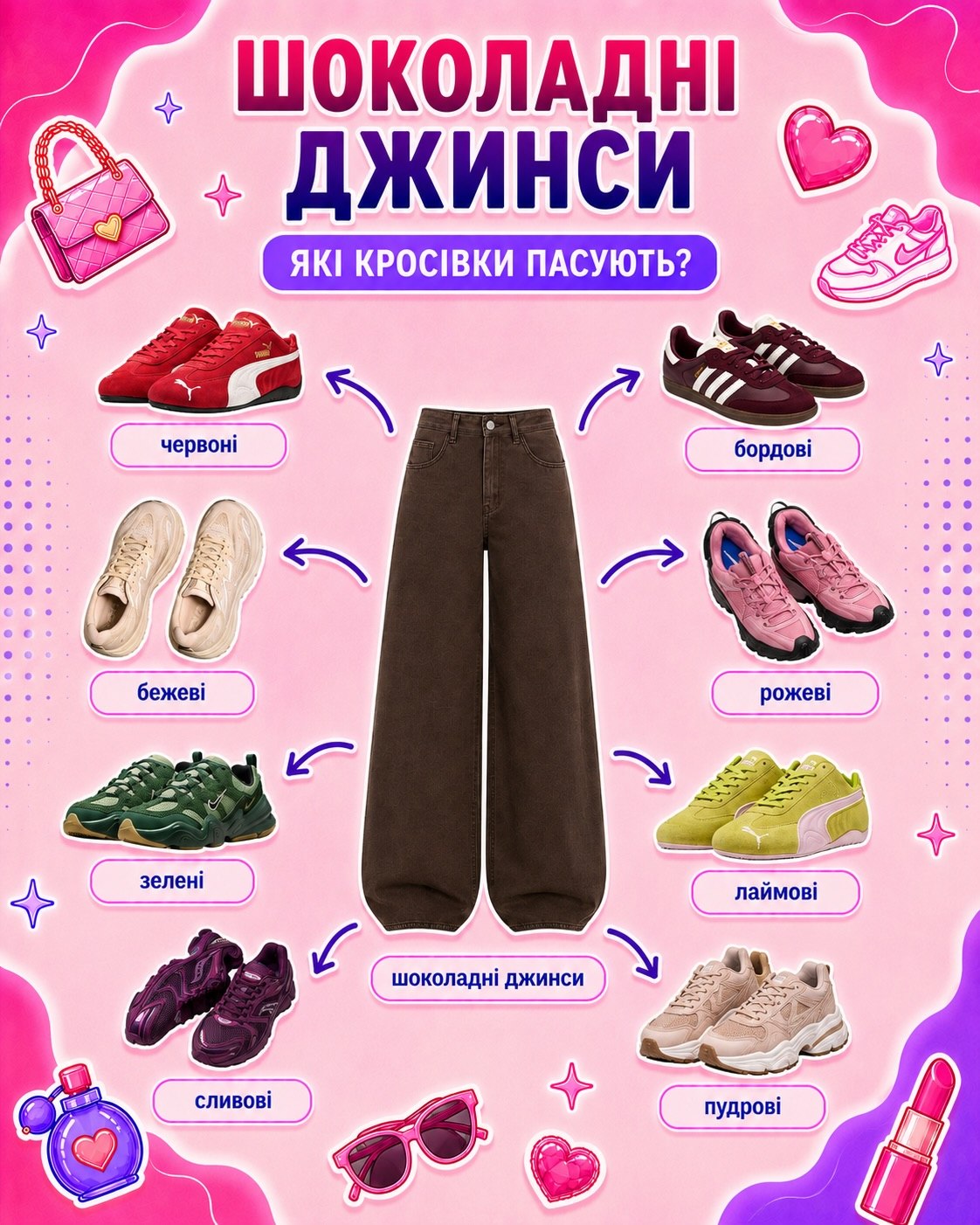 Не лише білі: стилістка показала, які кросівки носити з різними джинсами