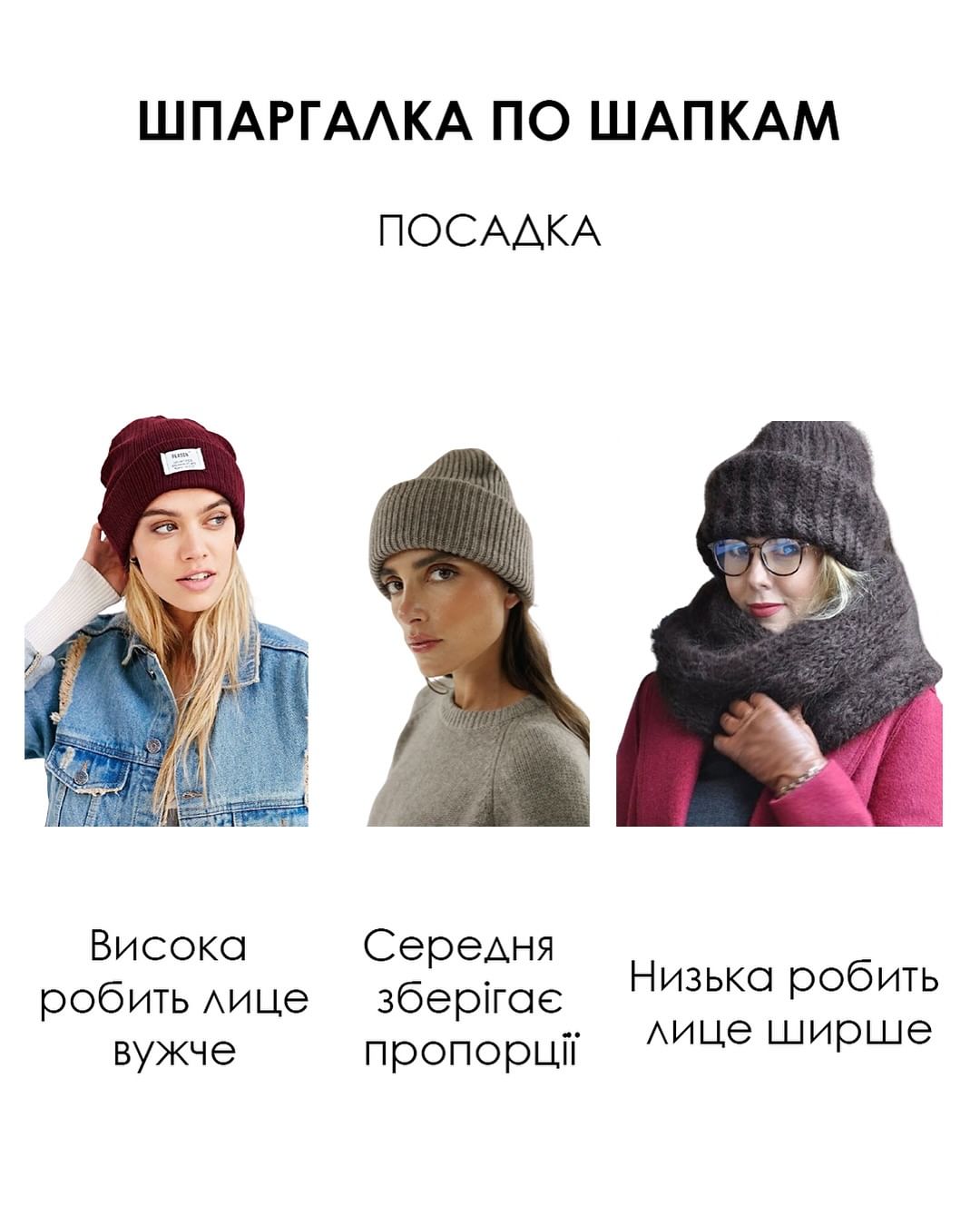 Как подобрать шапку: стилист поделилась лайфхаками и рассказала, какие модели в тренде зимой 2024