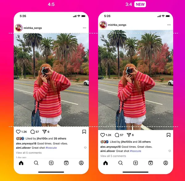 Instagram обновился: появилась функция, которая изменит ваши фото навсегда