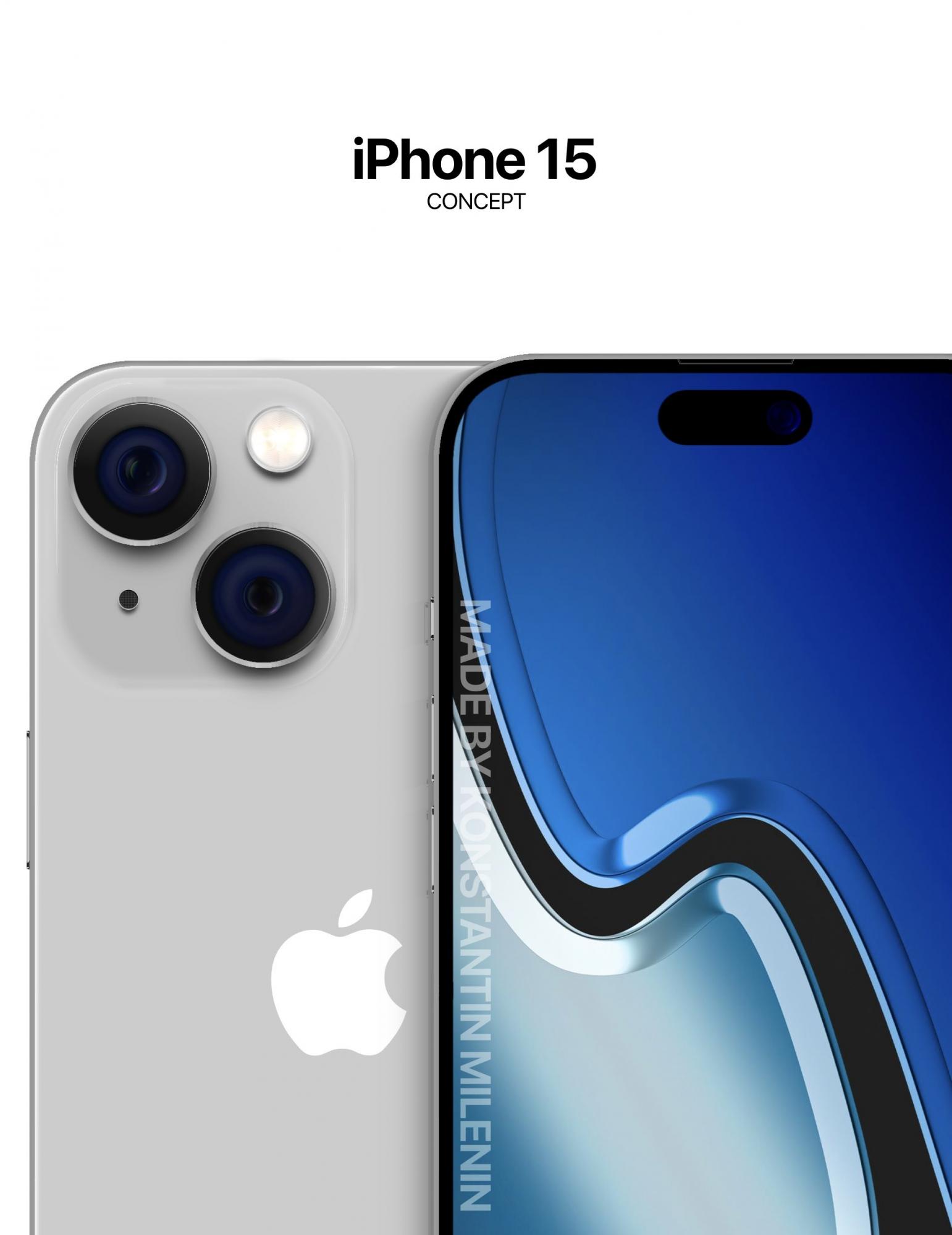 Стало известно, как будет выглядеть iPhone 15: стильные фото