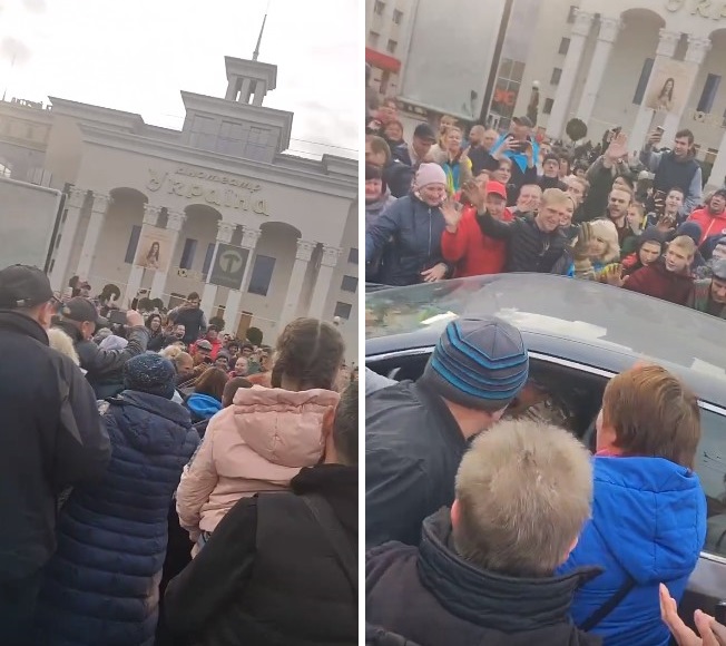 Люди скандують ЗСУ і обіймають воїнів: емоційні відео зі звільненого Херсона