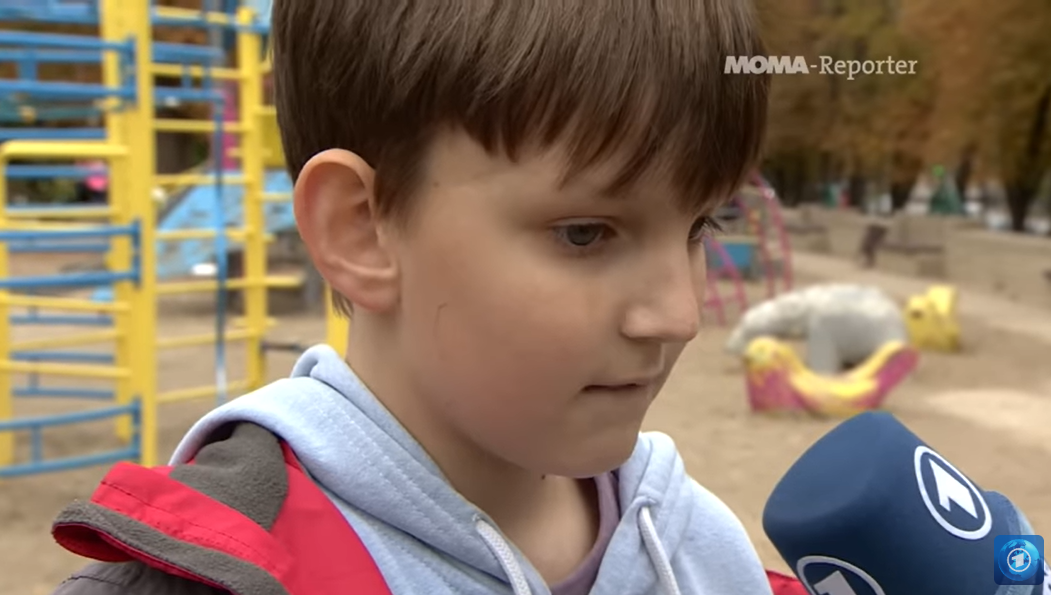 "Не страшно, бо я - українець": школяр із Києва висловився про обстріл РФ дитмайданчика і захопив мережу