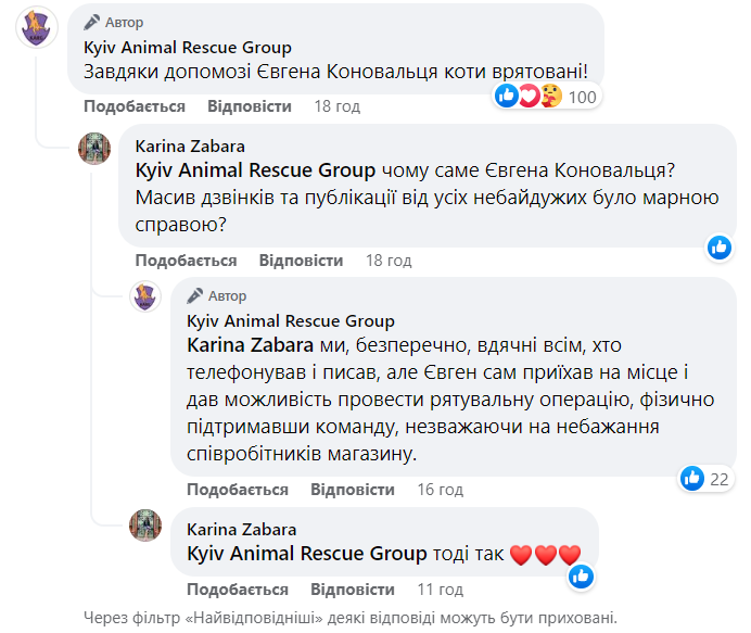 В Киеве спасли котиков на крыше супермаркета, несмотря на "нежелание сотрудников магазина"
