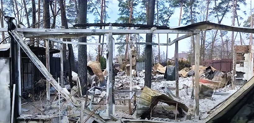 Харчишин рассказал, что с его домом, который в начале войны уничтожили россияне: "Не собирался там жить"