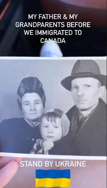 Підтримую Батьківщину: зірка "Вікінгів" одягла вишиванку і вперше показала унікальні фото української рідні