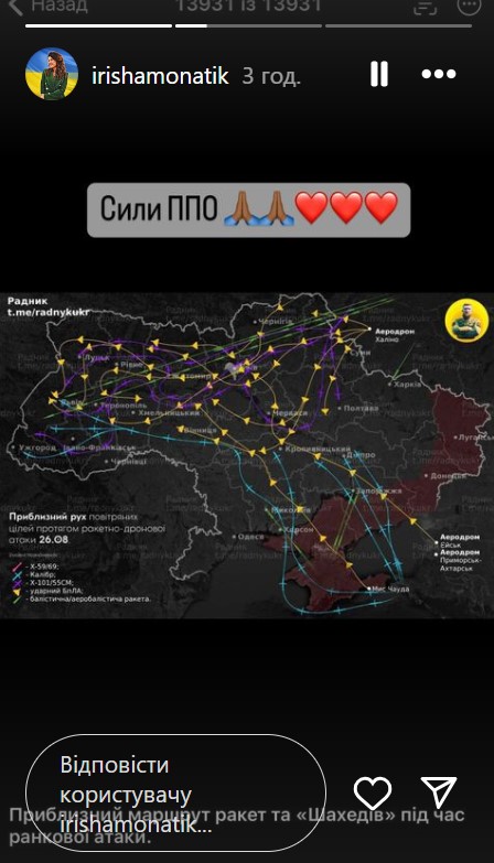 "Ничто так не болит, как человеческие потери": звезды отреагировали на массированную ракетную атаку РФ по Украине
