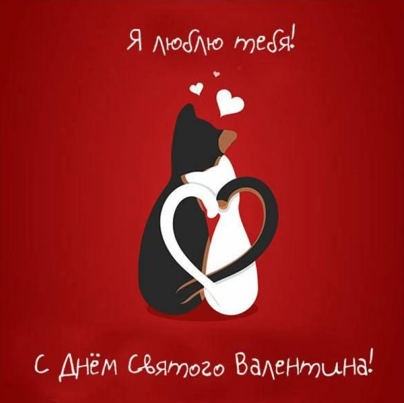 Красивые милые валентинки и поздравления с Днем Святого Валентина для любимых