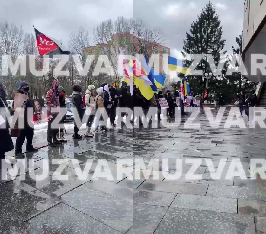 Проти Alina Pash влаштували пікет перед фіналом Нацвідбору на Євробачення 2022 (відео)