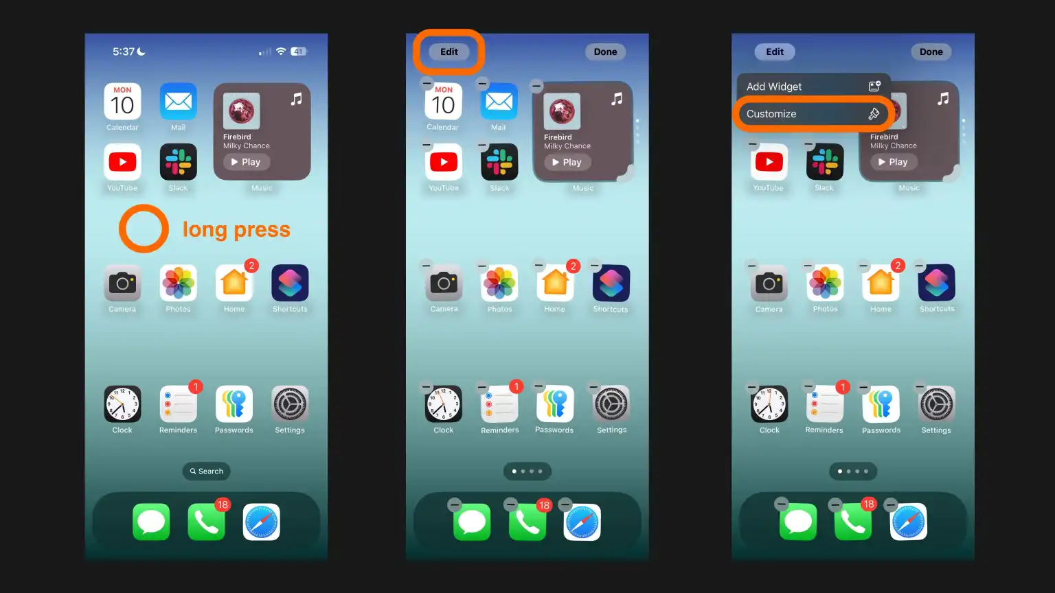 Простые советы, которые помогут вам изменить цвет и тему иконок приложений в iOS 18