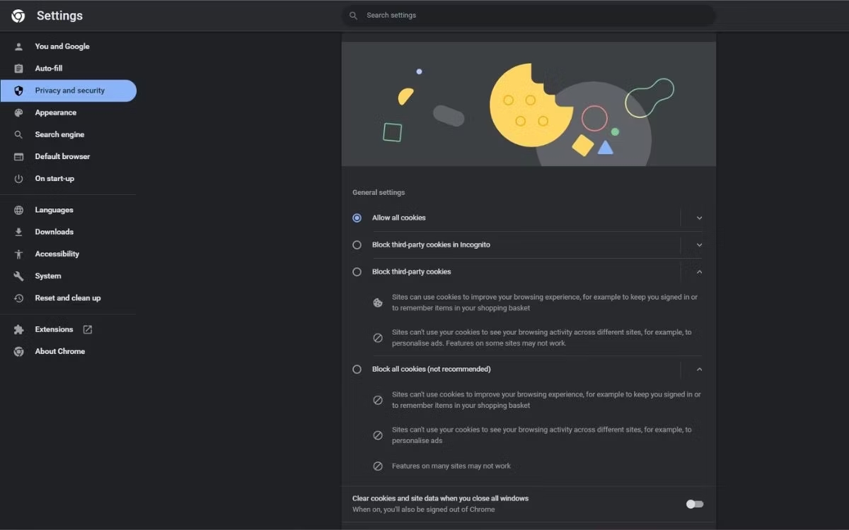 Як позбутися дратівливих повідомлень про файли cookie у браузері Chrome