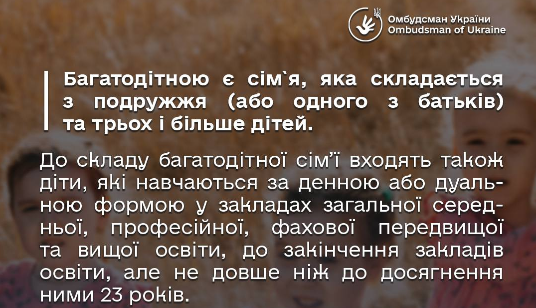 Как получить статус многодетной семьи и поможет ли это выехать за границу с мужем
