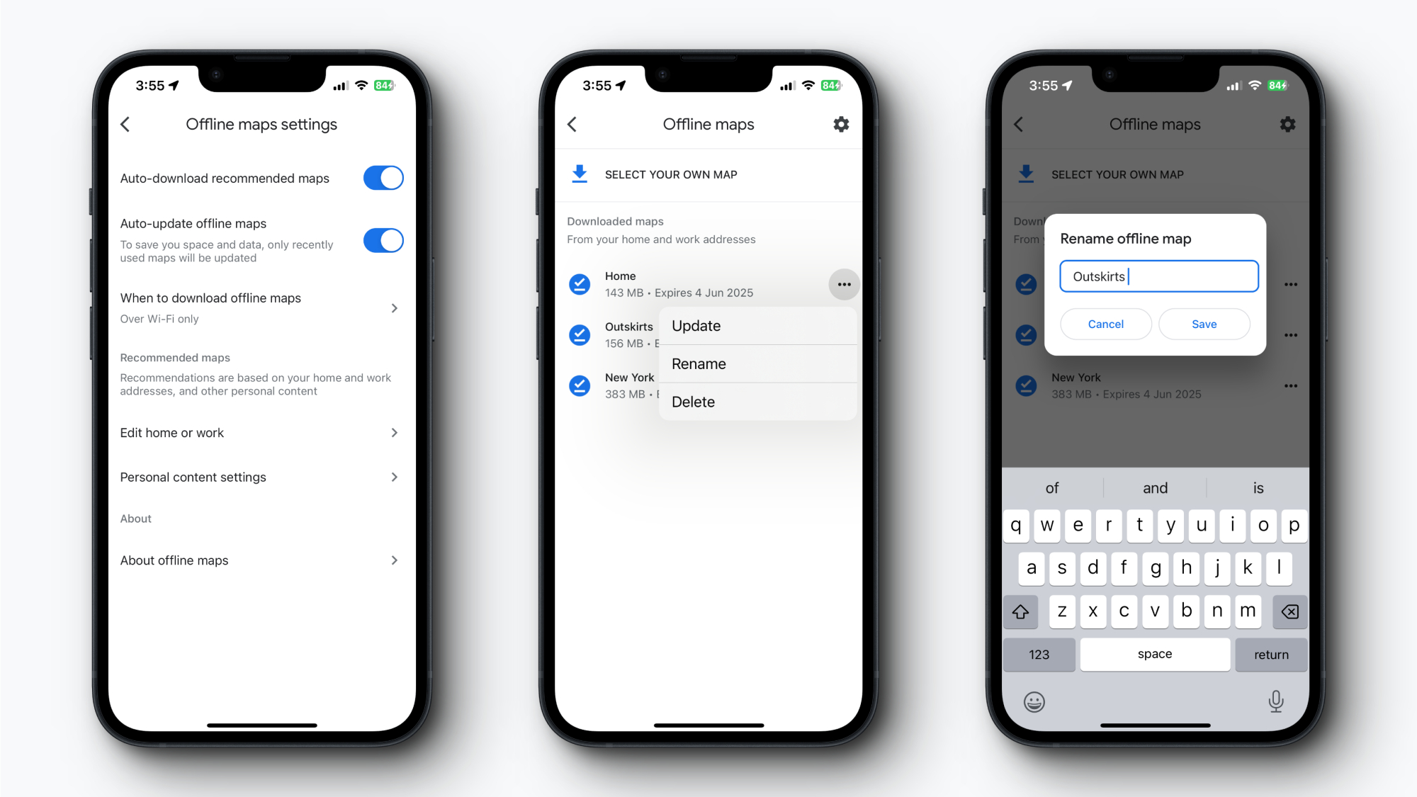 Як зберегти місця та області в Google Maps, перш ніж ви залишитеся без зв'язку