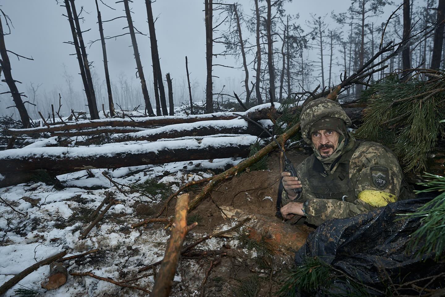 "Тридцять годин на нулі з піхотою": український фотограф показав реальні будні військових (фото)