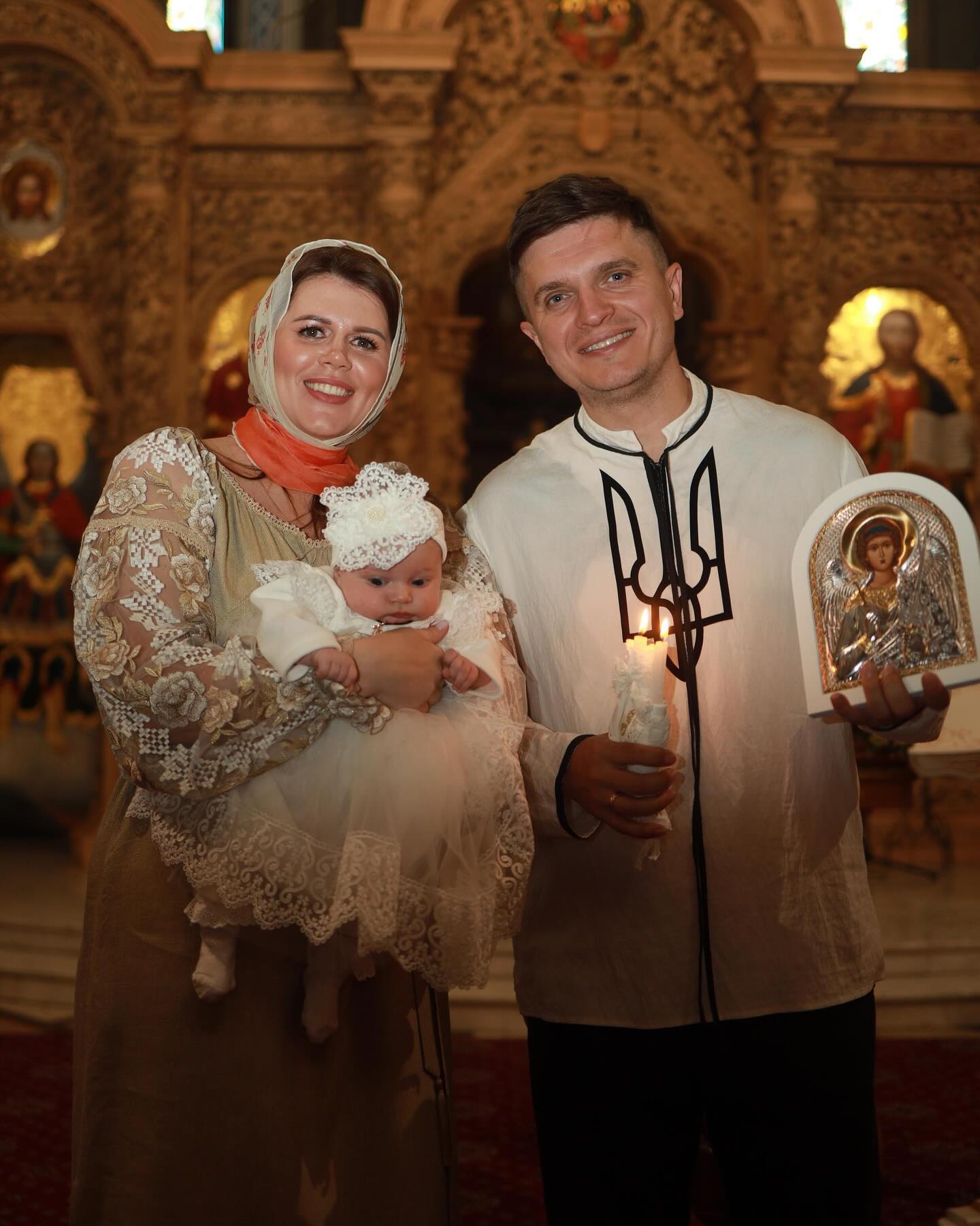 Лілія Ребрик похрестила донечку Адель: зворушливі фото таїнства