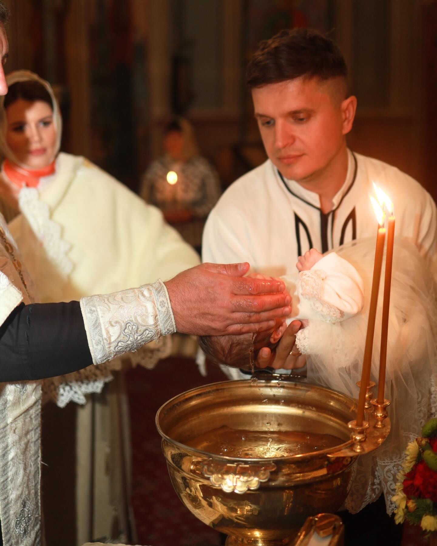 Лілія Ребрик похрестила донечку Адель: зворушливі фото таїнства