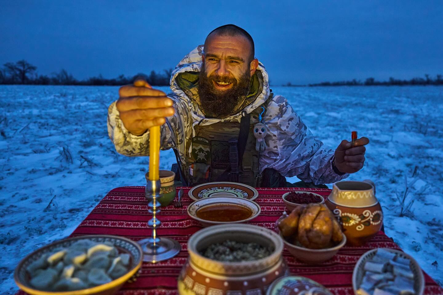 "Помните о тех, кто в окопах". Военный показал щемящий фотопроект с защитниками к Рождеству