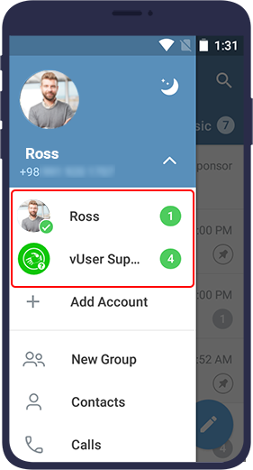 Как добавить второй аккаунт в Telegram и использовать их на одном устройстве: инструкция